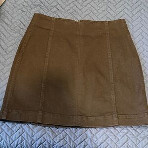 Wild Fable Dark Brown Mini Skirt
